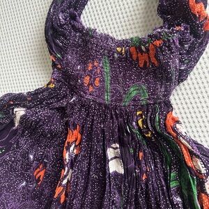 Gorgeous tropical purple free people dress NWT